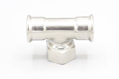 T-kus, lisovací, redukovaný F/závit vnútorný/F | 28-1"-28 mm