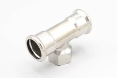 T-kus, lisovací, redukovaný F/závit vnútorný/F | 28-3/4"-28 mm