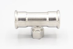 T-kus, lisovací, redukovaný F/závit vnútorný/F | 28-1/2"-28 mm