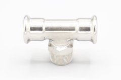 T-kus, lisovací, redukovaný F/závit vonkajší/F | 22-3/4"-22 mm