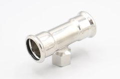 T-kus, lisovací, redukovaný F/závit vnútorný/F | 28-1/2"-28 mm
