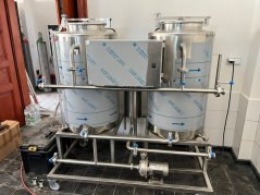 CIP stanice 2x200 l (mobilní)